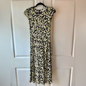 & Other Stories Los Angeles Atelier Women’s Floral Midi Dress (Size 4)